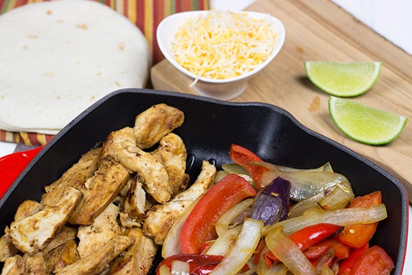 Copycat Chili's Chicken Fajitas