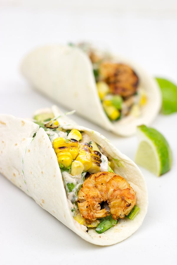 Southwest Shrimp Tacos: These grilled tacos are a delicious and fun summer dinner!
