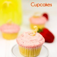Strawberry Lemonade Cupcakes: These cupcakes are loaded with fresh strawberries and lemon juice to create the perfect summer dessert!