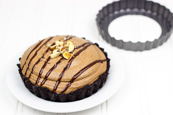 These Mini Chocolate Hazelnut Mousse Pies are creamy, chocolatey and chilled...they're perfect for a summer picnic or BBQ!