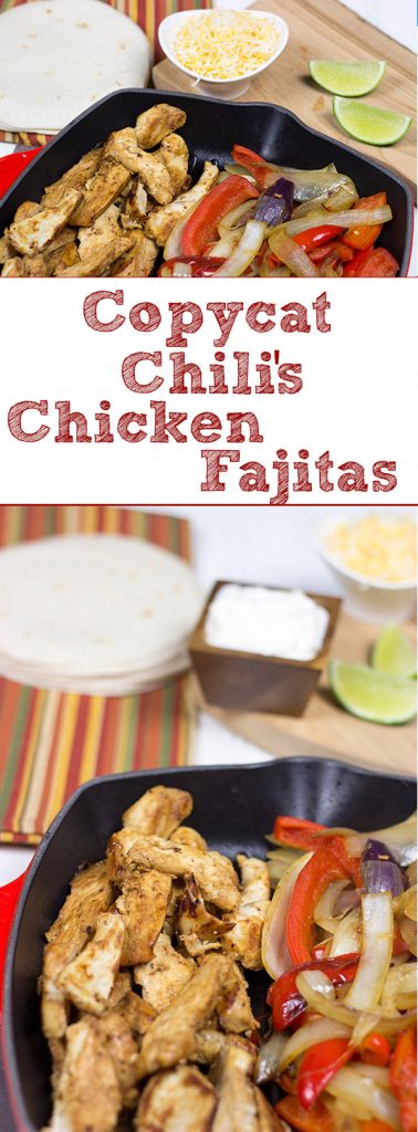 Copycat Chili's Chicken Fajitas