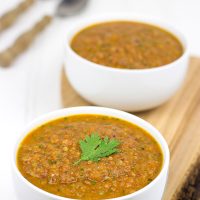 Gazpacho: This chilled summer soup is light and refreshing...and quite tasty!