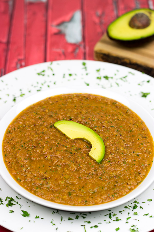Gazpacho: This chilled summer soup is light and refreshing...and quite tasty!