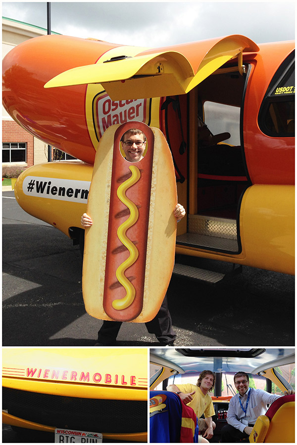 The Kraft Wienermobile at SoFabCon14!