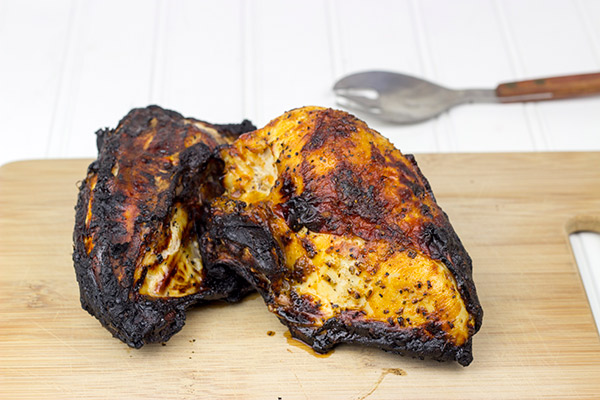 These BBQ Split Chicken Breasts are marinated overnight and then brushed with a barbecue basting sauce for ultimate levels of summer flavor!