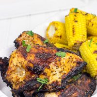 These BBQ Split Chicken Breasts are marinated overnight and then brushed with a barbecue basting sauce for ultimate levels of summer flavor!