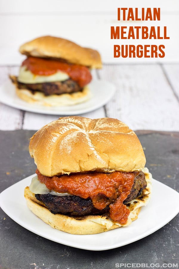 These fun and delicious Italian Meatball Burgers are just like your favorite Italian meatball...only grilled!