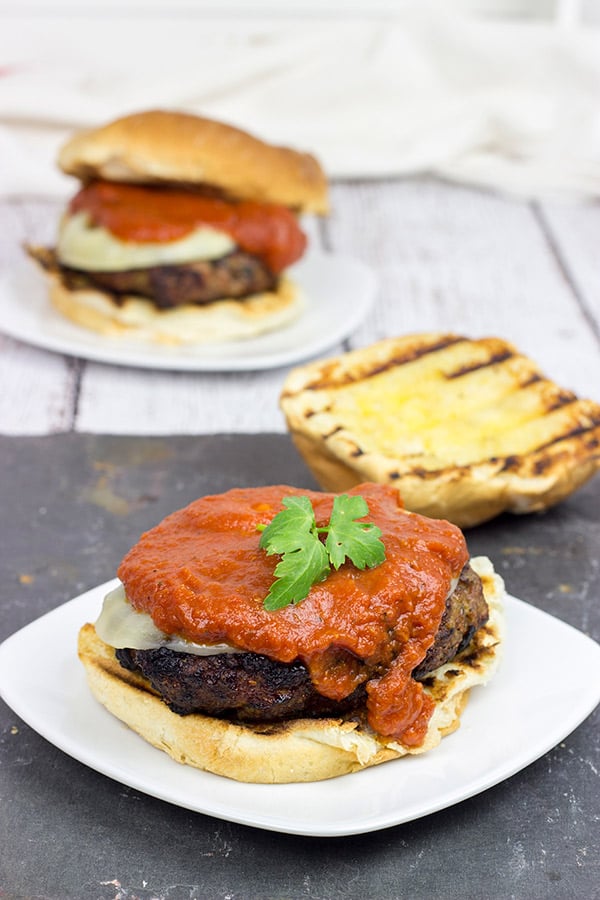 These fun and delicious Italian Meatball Burgers are just like your favorite Italian meatball...only grilled!