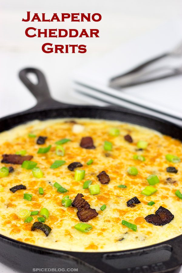 These aren't your momma's grits! These Jalapeno Cheddar Grits are easy to make and loaded with flavor! They're the perfect addition to any meal!