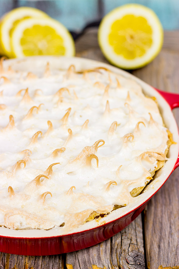 This Classic Lemon Meringue Pie is a delicious combination of tart and sweet! PERFECT for summer!