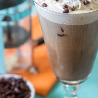 This Salted Caramel Mocha Iced Coffee is incredibly easy to make...and it's the perfect treat on a hot summer afternoon!