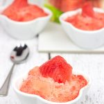Shaved Watermelon is a 1-ingredient (yes, 1 ingredient!) dessert that's perfect for a hot summer day!