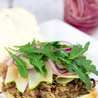 The Upstater Pulled Pork Sandwich is what happens when a classic Southern sandwich lands in upstate New York. It's unique...and absolutely delicious!