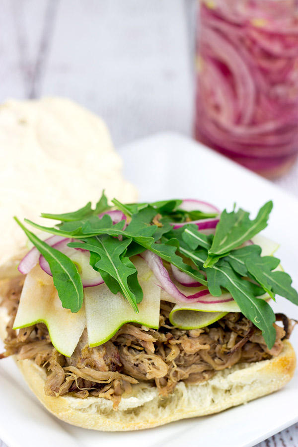 The Upstater Pulled Pork Sandwich is what happens when a classic Southern sandwich lands in upstate New York. It's unique...and absolutely delicious!