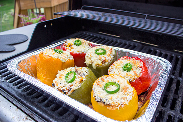 These Southwestern Stuffed Peppers are a tasty and delicious meal...no matter the season!