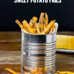 These Chipotle Parmesan Baked Sweet Potato Fries are a delicious and fun side dish for any meal!