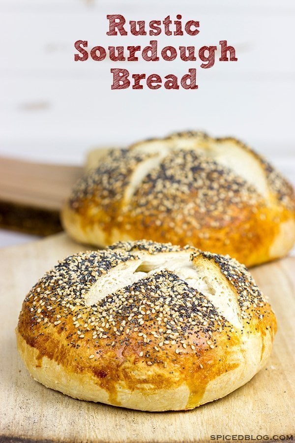 Nothing beats the taste of a fresh loaf of homemade bread...especially when it's Rustic Sourdough Bread!