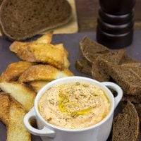 This Whipped Pumpkin Ricotta is the perfect savory appetizer for Fall entertaining!