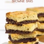 Is it a brownie? Is it a blondie? No, it's both! These Caramel Marshmallow Brownie Bars are a delicious combination of caramel, marshmallow and chocolate!