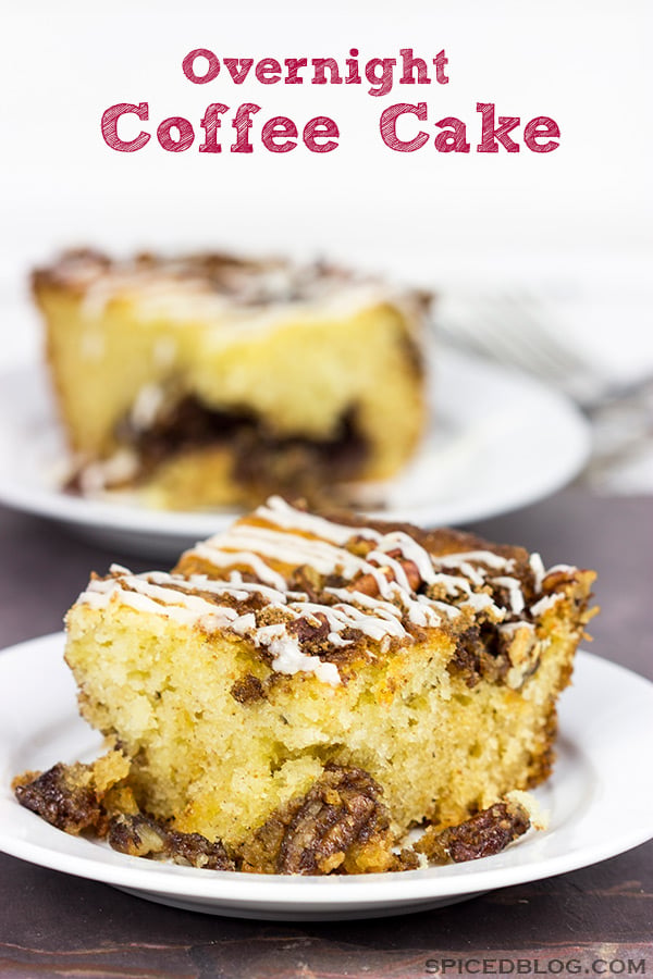Have guests in town? Make breakfast easy with this Overnight Coffee Cake!