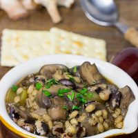 This Wild Mushroom Bean and Barley Soup features several types of 'shrooms and the magical orca bean! It's perfect for chilly Fall and Winter days!