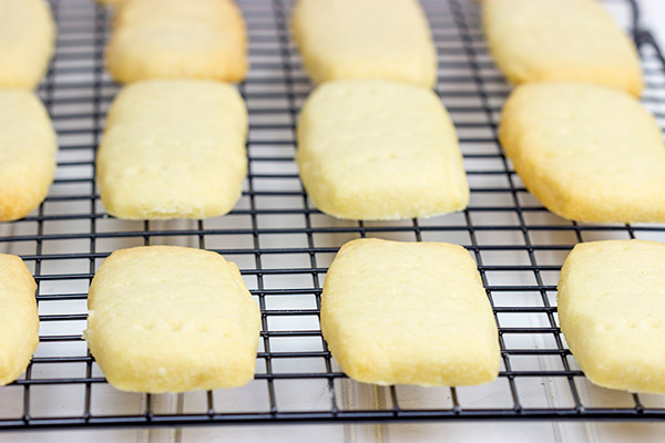 Shortbread Cookies are a great cookie to make for the holidays. Go ahead and dip 'em in chocolate for an extra tasty treat!