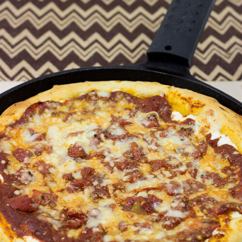 Deep Dish Skillet Pizza