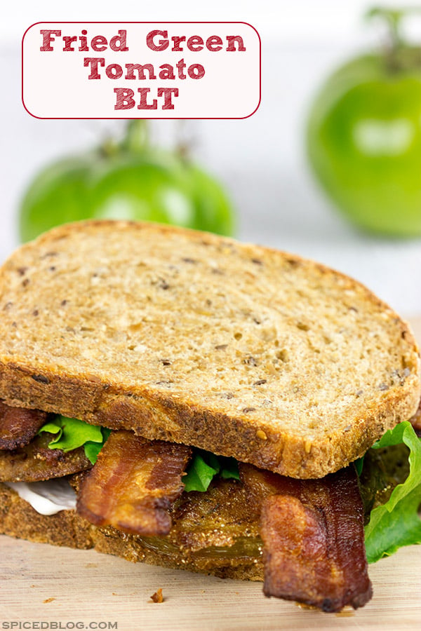 These Fried Green Tomato BLTs are a delicious twist on a classic Southern dish!