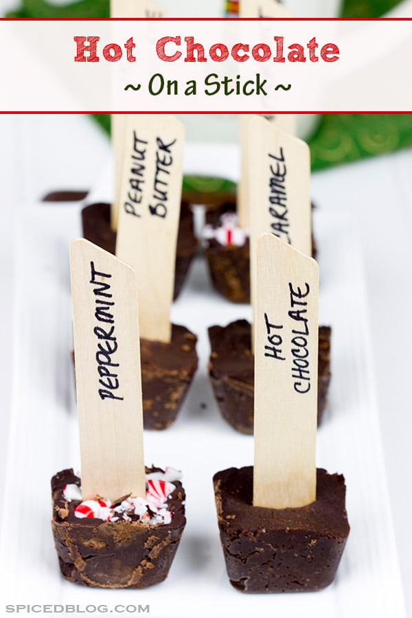 Mix your Hot Chocolate up a bit...and serve it on a stick!