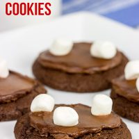 Loaded with chocolate and topped with marshmallows, these Hot Cocoa Cookies are just like your favorite Winter drink...only in frosted cookie form!