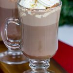Cheers! Add a splash of Irish Cream to your hot cocoa for a fun and tasty holiday drink!