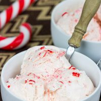 This homemade Peppermint Ice Cream is so tasty that Santa might just skip the cookies this year!