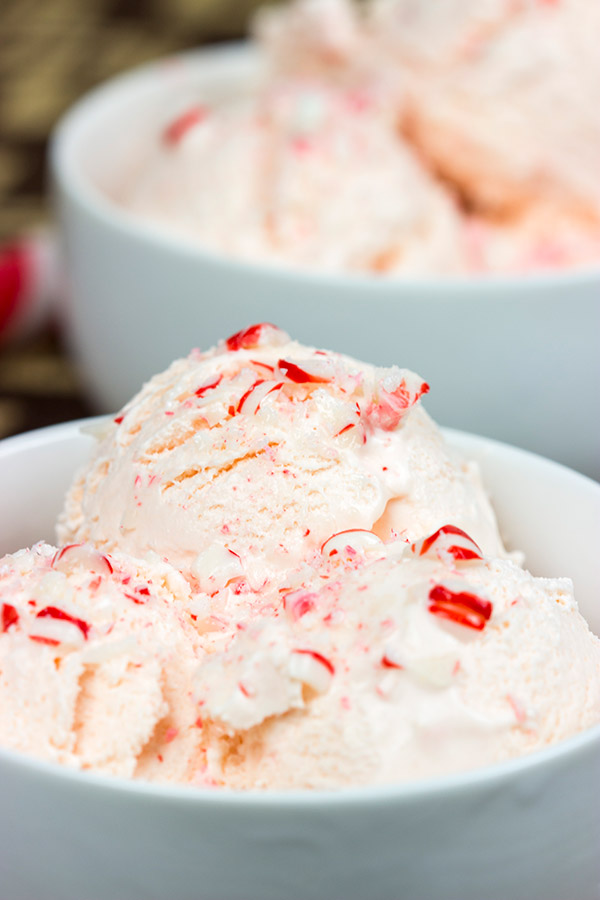 This homemade Peppermint Ice Cream is so tasty that Santa might just skip the cookies this year!
