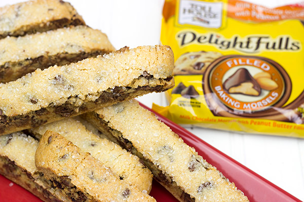 These Chocolate Peanut Butter Biscotti are slightly-crunchy, slightly-crumbly, and they're swirled with chocolate and peanut butter. Serve 'em for breakfast or dessert...or both!