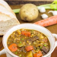 This Hearty Beef and Vegetable Stew is a comfort food classic...warm up with a bowl tonight!