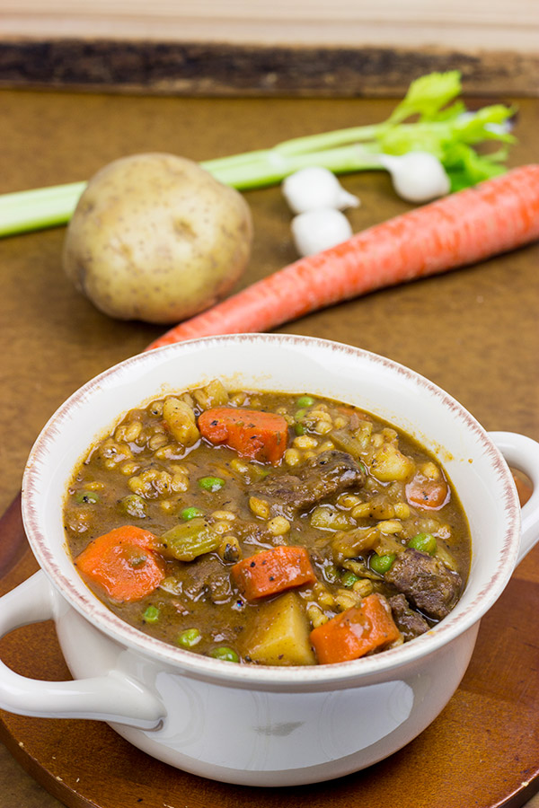 This Hearty Beef and Vegetable Stew is a comfort food classic...warm up with a bowl tonight!
