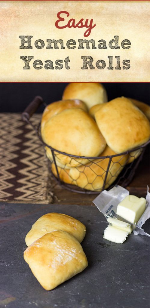 A basket of these freshly baked Easy Yeast Rolls are the perfect addition to your dinner table!