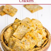 Homemade crackers are an impressive (and easy) recipe for holiday entertaining. These Olive and Roasted Red Pepper Crackers are one of my favorites! #HolidayAdvantEdge #ad