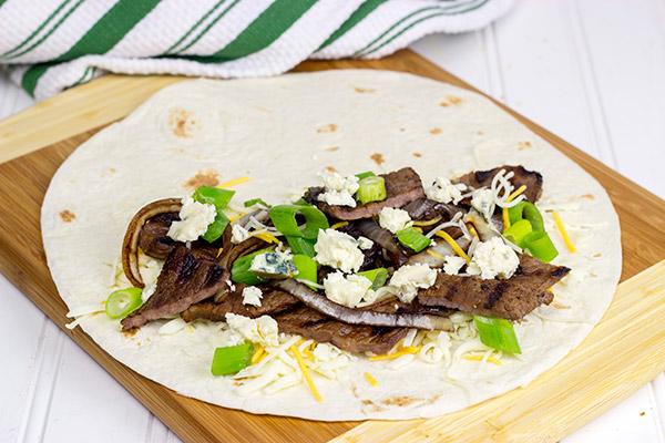 Loaded with bold flavors, these Steak and Gorgonzola Quesadillas are a delicious twist on a classic!