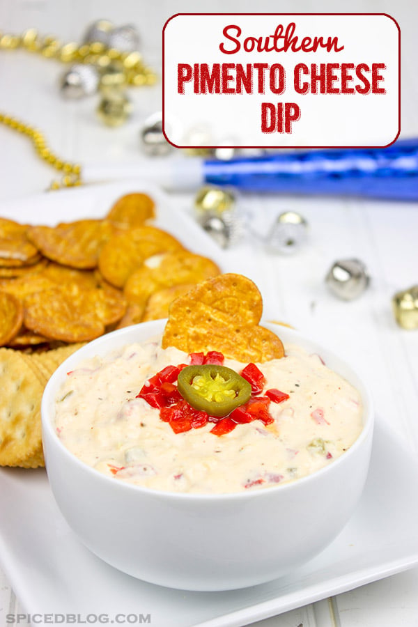 This quick and tasty Southern Pimento Cheese Dip is perfect for cocktail parties or just watching the big game! #WaysToWow
