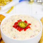 This quick and tasty Southern Pimento Cheese Dip is perfect for cocktail parties or just watching the big game! #WaysToWow