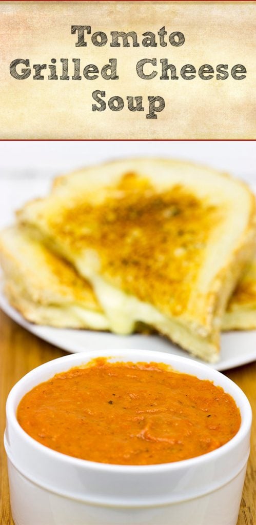 This Tomato Grilled Cheese Soup is what happens when tomato soup meets a grilled cheese sandwich. It's the ultimate comfort food, and it's guaranteed to warm you up on a cold winter day!