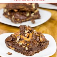 Loaded with chocolate, caramel and pecans, these Chocolate Caramel Turtle Brownies are sure to be a favorite in your house!