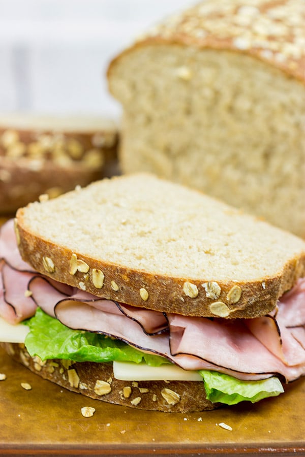 Thanks to the oats and milk, this Honey Oat Wheat Bread is an incredibly soft (and incredibly delicious) loaf of bread!