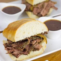 This tasty French Dip Sandwich is easier to make than you think...and it makes for one heck of an epic weeknight meal!
