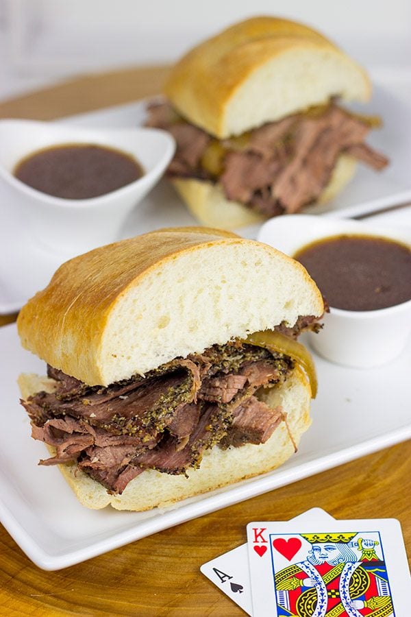 This tasty French Dip Sandwich is easier to make than you think...and it makes for one heck of an epic weeknight meal! #MakeItEpic