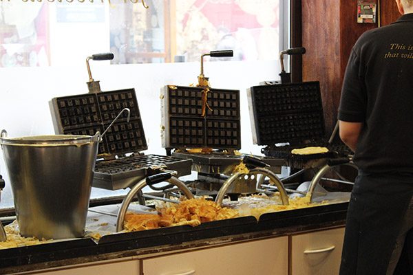 Have you ever tried a Liege Waffle? This classic Belgian street food features chunks of pearl sugar baked inside of a yeasted dough...and it's delicious!
