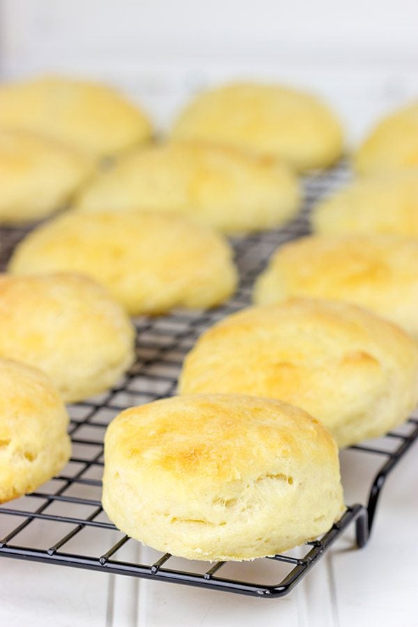 These Angel Biscuits are so light and fluffy that you'll swear they came from a can!