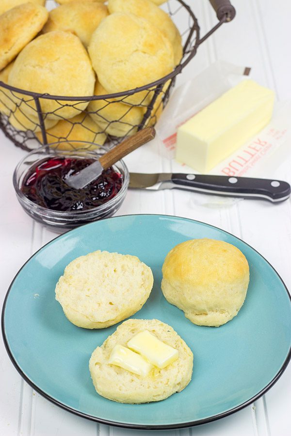 These Angel Biscuits are so light and fluffy that you'll swear they came from a can!