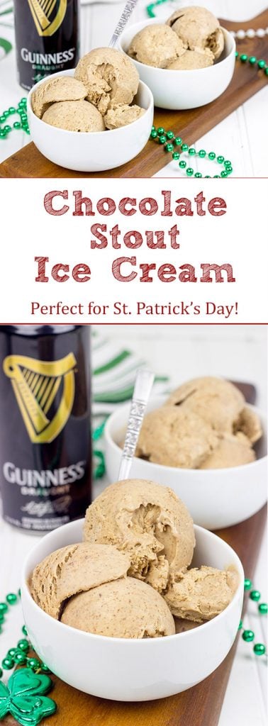 Celebrate St. Patrick's Day in style...with a bowl of this Chocolate Stout Ice Cream!